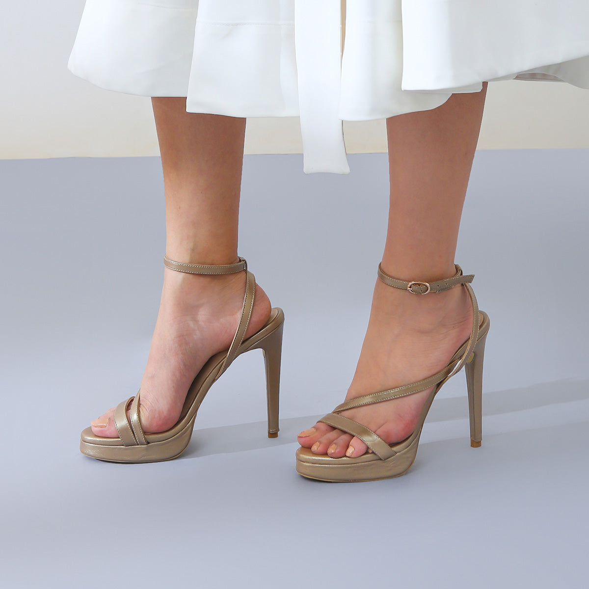 rose high heels
